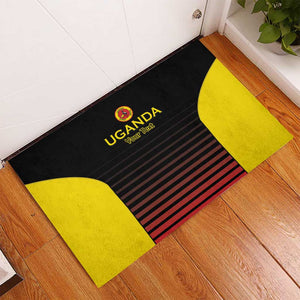 Jamhuri ya Uganda Rugby Custom Rubber Doormat Go Champions Cranes