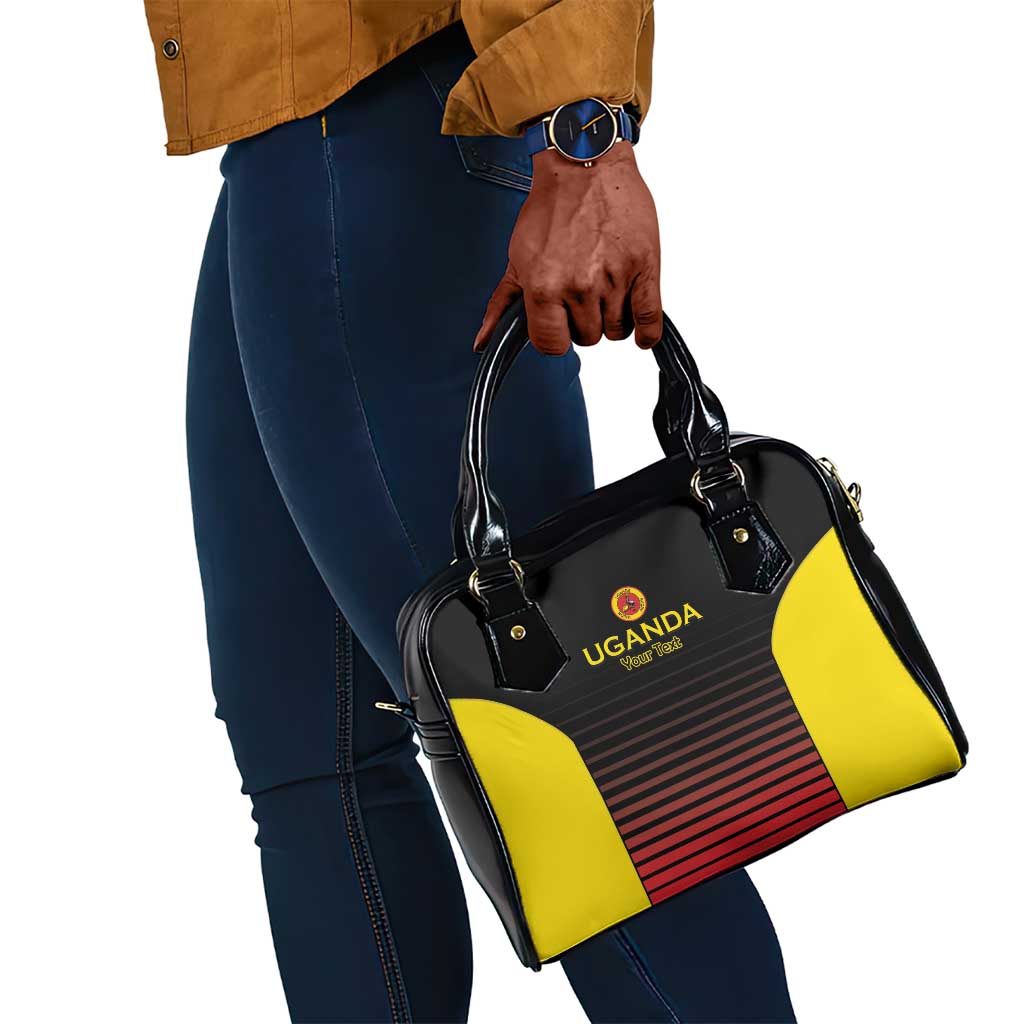 Jamhuri ya Uganda Rugby Custom Shoulder Handbag Go Champions Cranes