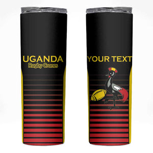 Jamhuri ya Uganda Rugby Custom Skinny Tumbler Go Champions Cranes
