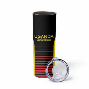 Jamhuri ya Uganda Rugby Custom Skinny Tumbler Go Champions Cranes