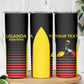 Jamhuri ya Uganda Rugby Custom Skinny Tumbler Go Champions Cranes