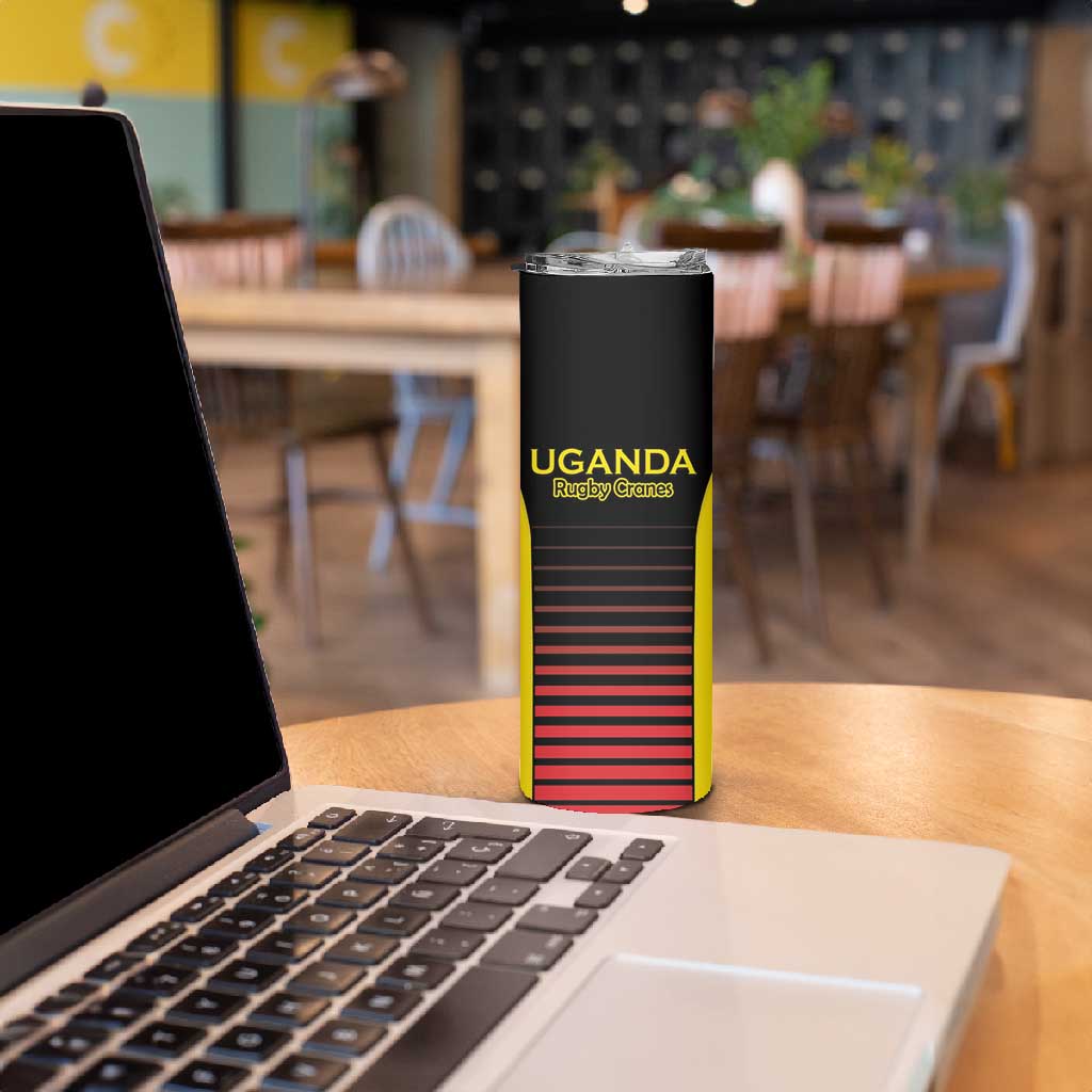 Jamhuri ya Uganda Rugby Custom Skinny Tumbler Go Champions Cranes