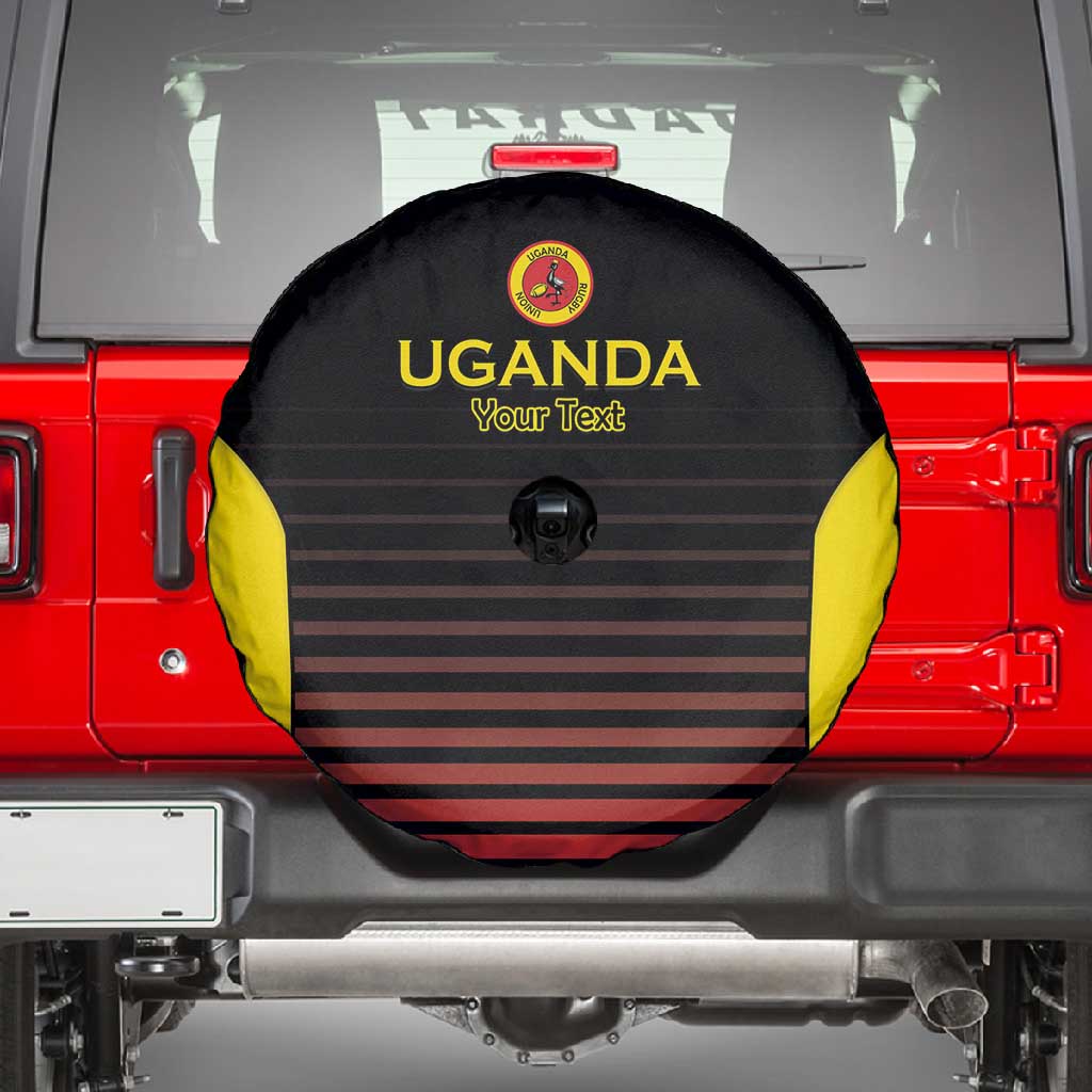 Jamhuri ya Uganda Rugby Custom Spare Tire Cover Go Champions Cranes