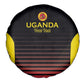 Jamhuri ya Uganda Rugby Custom Spare Tire Cover Go Champions Cranes
