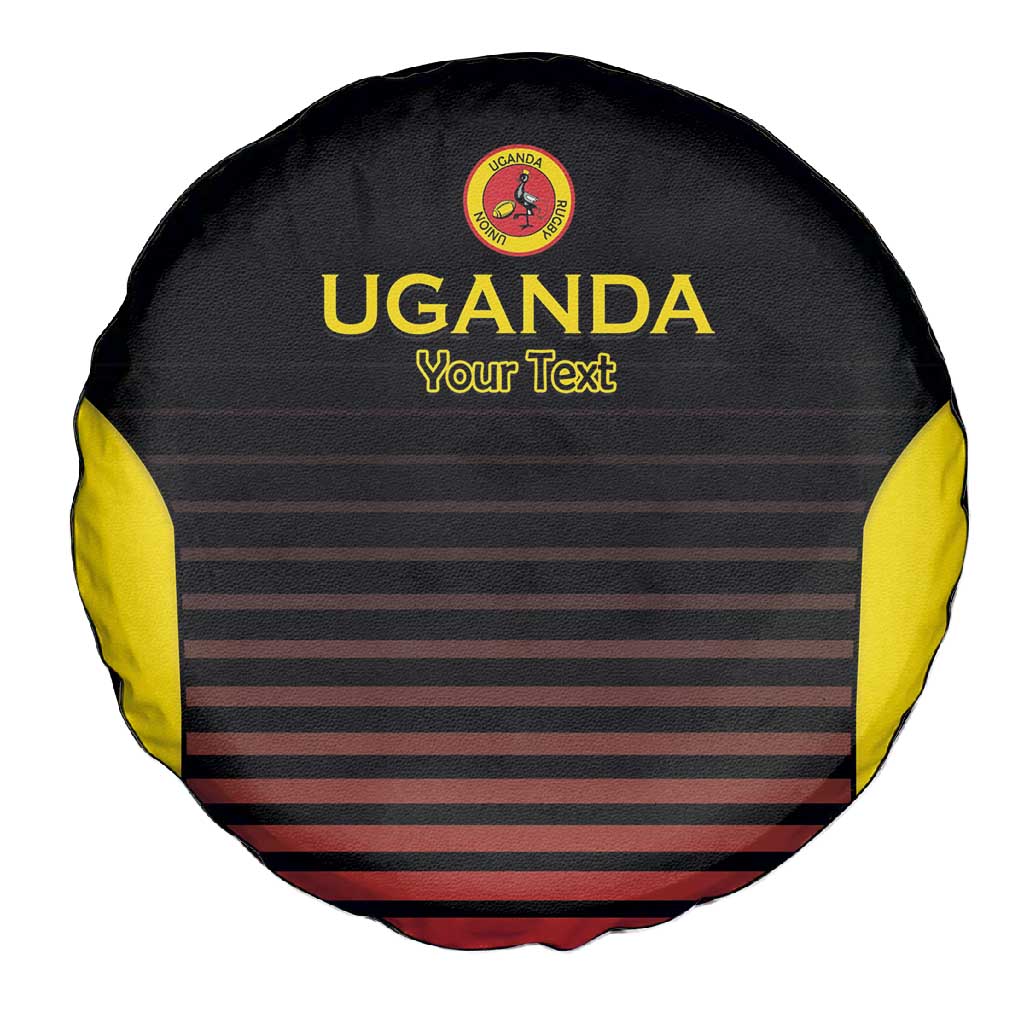 Jamhuri ya Uganda Rugby Custom Spare Tire Cover Go Champions Cranes