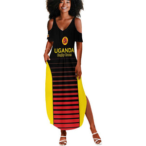 Jamhuri ya Uganda Rugby Custom Summer Maxi Dress Go Champions Cranes