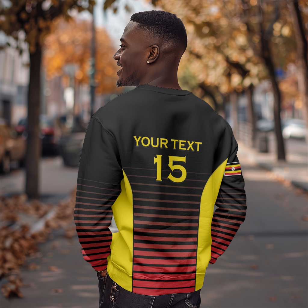 Jamhuri ya Uganda Rugby Custom Sweatshirt Go Champions Cranes
