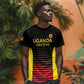 Jamhuri ya Uganda Rugby Custom T shirt Go Champions Cranes