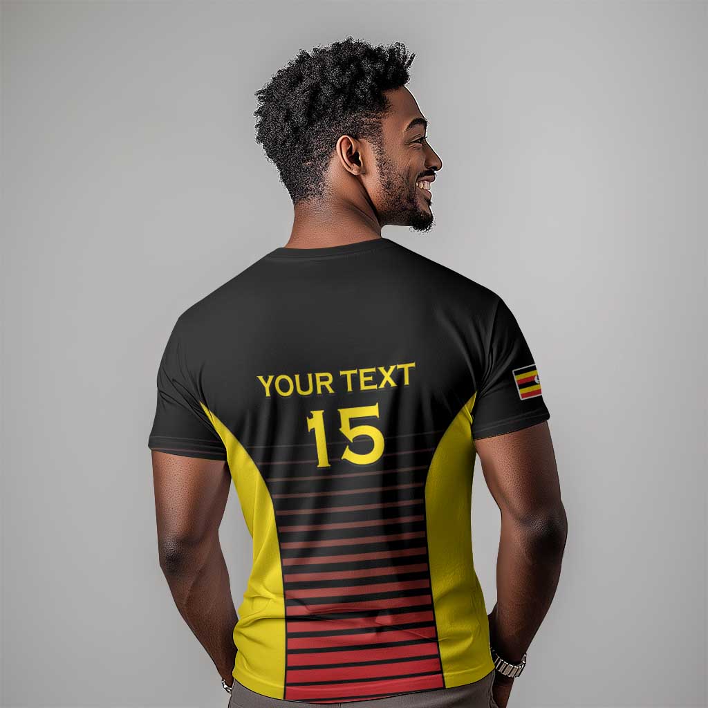 Jamhuri ya Uganda Rugby Custom T shirt Go Champions Cranes