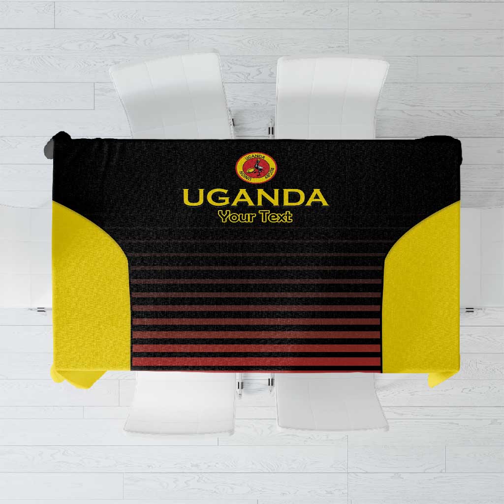 Jamhuri ya Uganda Rugby Custom Tablecloth Go Champions Cranes