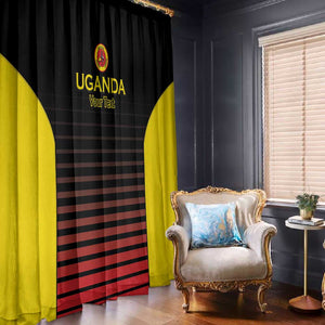 Jamhuri ya Uganda Rugby Custom Window Curtain Go Champions Cranes