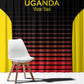 Jamhuri ya Uganda Rugby Custom Window Curtain Go Champions Cranes