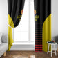 Jamhuri ya Uganda Rugby Custom Window Curtain Go Champions Cranes