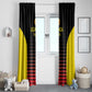Jamhuri ya Uganda Rugby Custom Window Curtain Go Champions Cranes