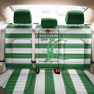 Nyika yeZimbabwe Rugby Custom Back Car Seat Cover Come On Sables