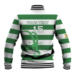 Nyika yeZimbabwe Rugby Custom Baseball Jacket Come On Sables