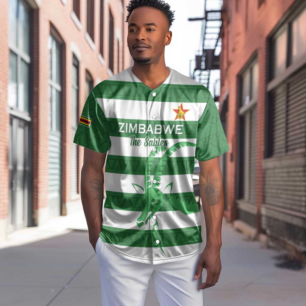 Nyika yeZimbabwe Rugby Custom Baseball Jersey Come On Sables