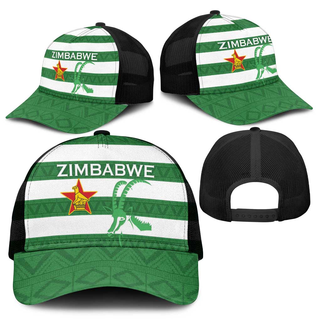 Zimbabwe Rugby Baseball Net Cap Go Sables Go - African Pride