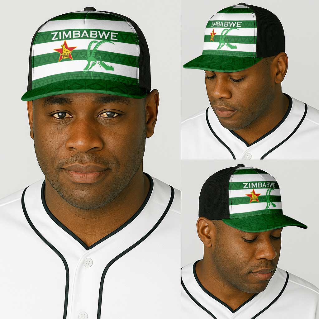 Zimbabwe Rugby Baseball Net Cap Go Sables Go - African Pride