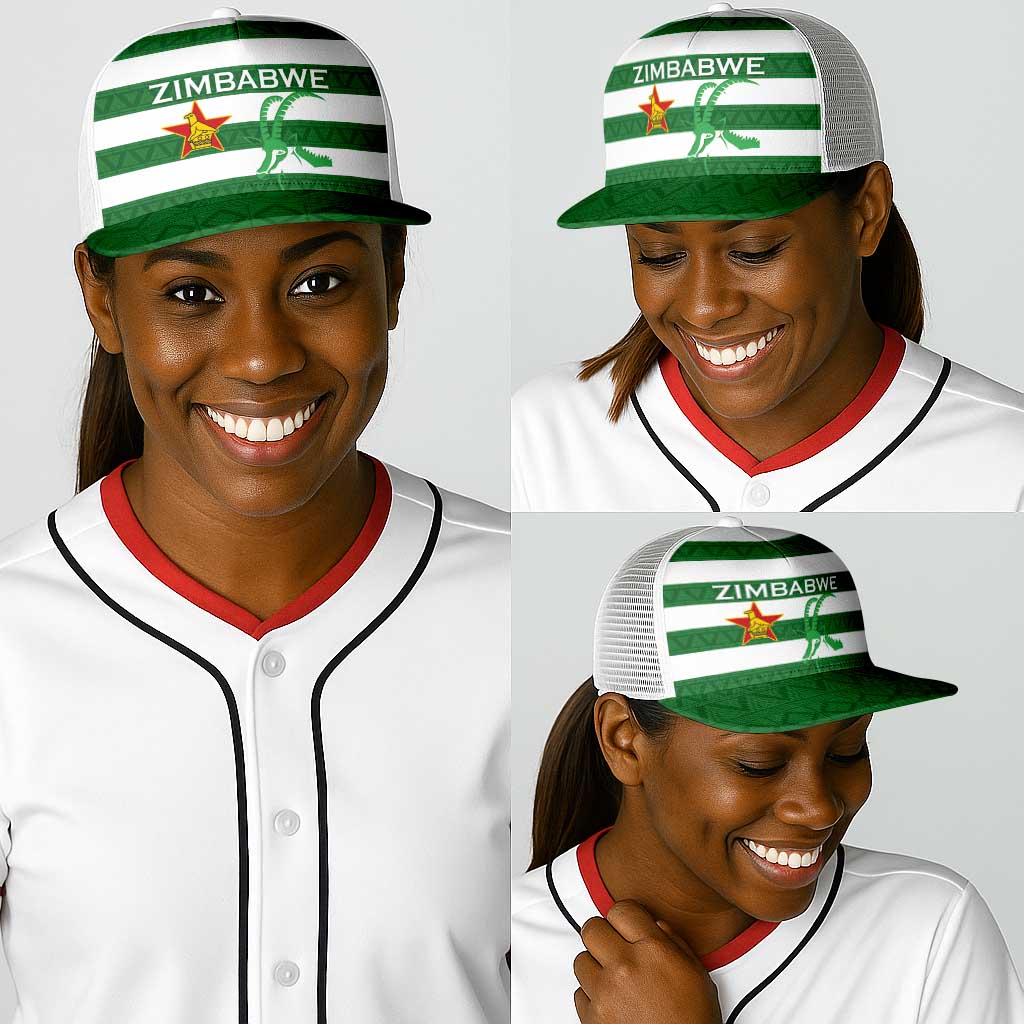 Zimbabwe Rugby Baseball Net Cap Go Sables Go - African Pride