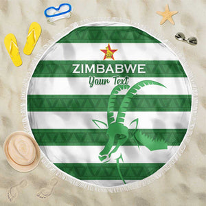 Nyika yeZimbabwe Rugby Custom Beach Blanket Come On Sables