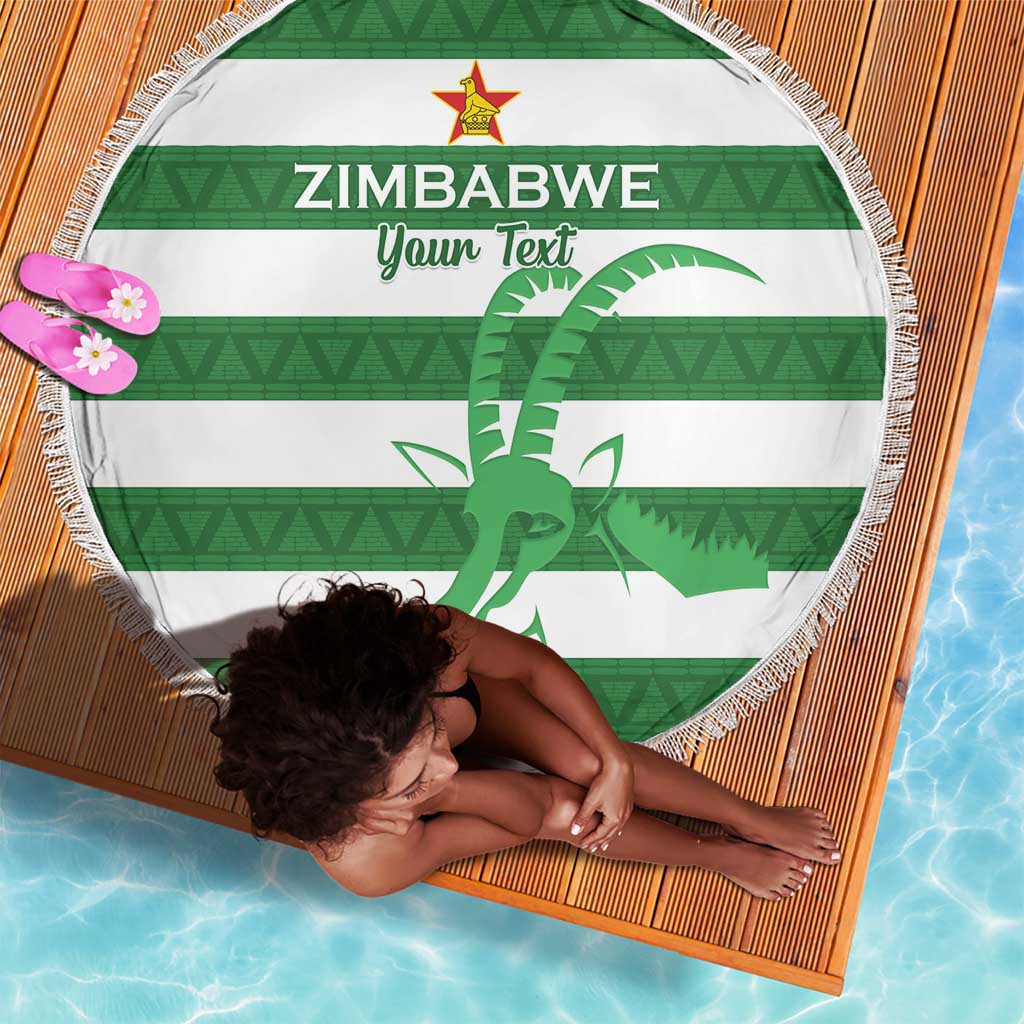 Nyika yeZimbabwe Rugby Custom Beach Blanket Come On Sables