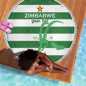 Nyika yeZimbabwe Rugby Custom Beach Blanket Come On Sables