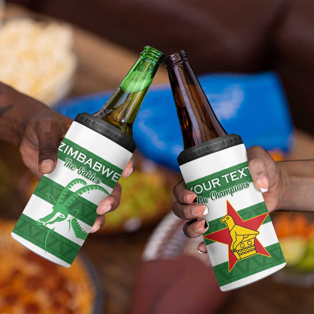Nyika yeZimbabwe Rugby Custom 4 in 1 Can Cooler Tumbler Come On Sables