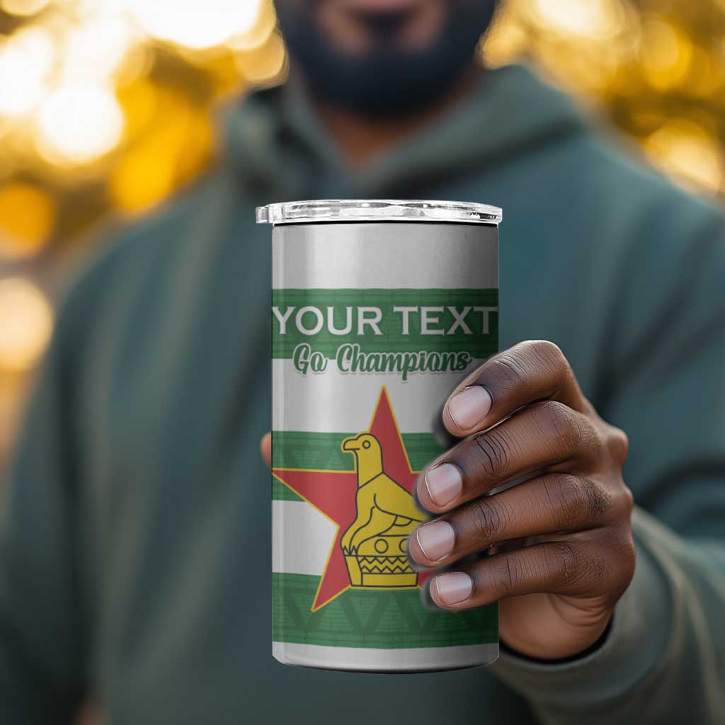 Nyika yeZimbabwe Rugby Custom 4 in 1 Can Cooler Tumbler Come On Sables
