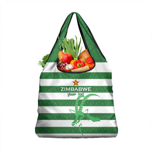 Nyika yeZimbabwe Rugby Custom Grocery Bag Come On Sables
