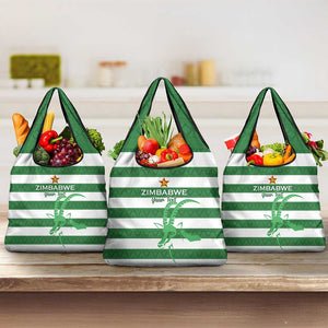 Nyika yeZimbabwe Rugby Custom Grocery Bag Come On Sables