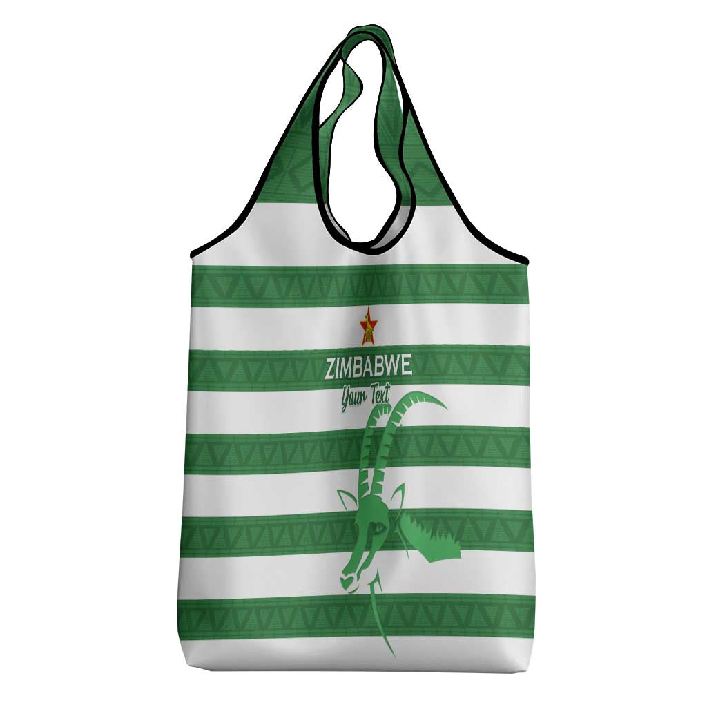 Nyika yeZimbabwe Rugby Custom Grocery Bag Come On Sables