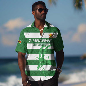 Nyika yeZimbabwe Rugby Custom Hawaiian Shirt Come On Sables