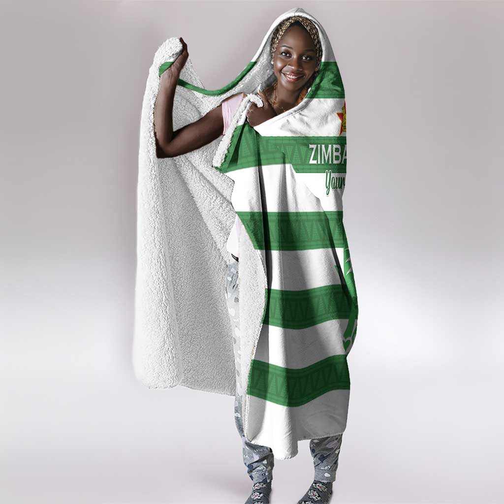 Nyika yeZimbabwe Rugby Custom Hooded Blanket Come On Sables