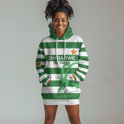 Nyika yeZimbabwe Rugby Custom Hoodie Dress Come On Sables