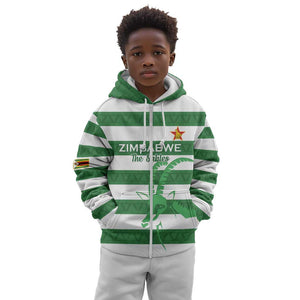 Nyika yeZimbabwe Rugby Custom Kid Hoodie Come On Sables
