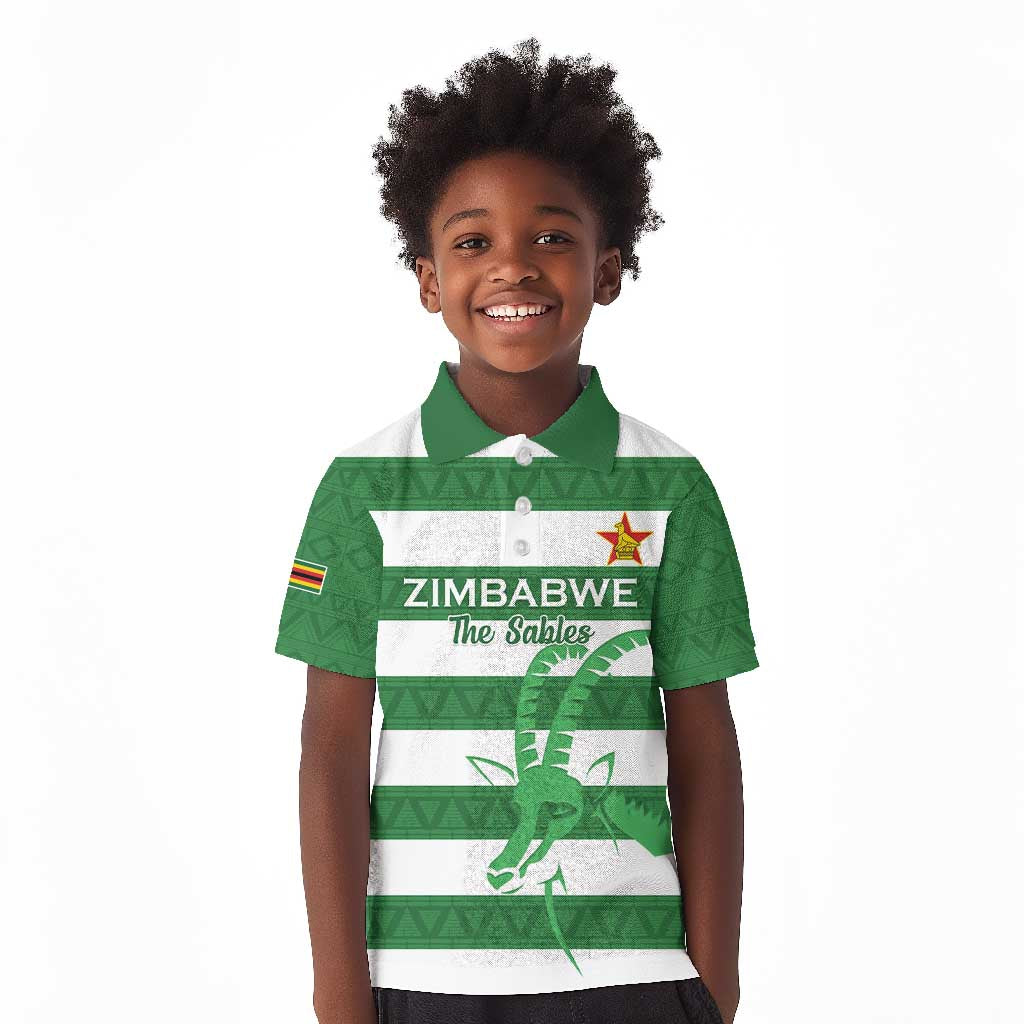 Nyika yeZimbabwe Rugby Custom Kid Polo Shirt Come On Sables