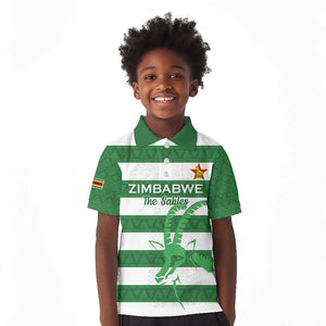 Nyika yeZimbabwe Rugby Custom Kid Polo Shirt Come On Sables