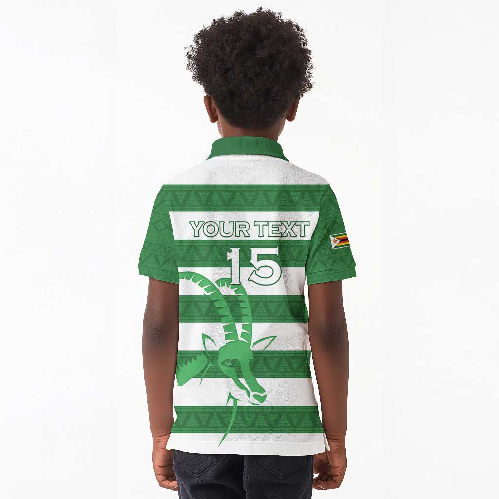 Nyika yeZimbabwe Rugby Custom Kid Polo Shirt Come On Sables