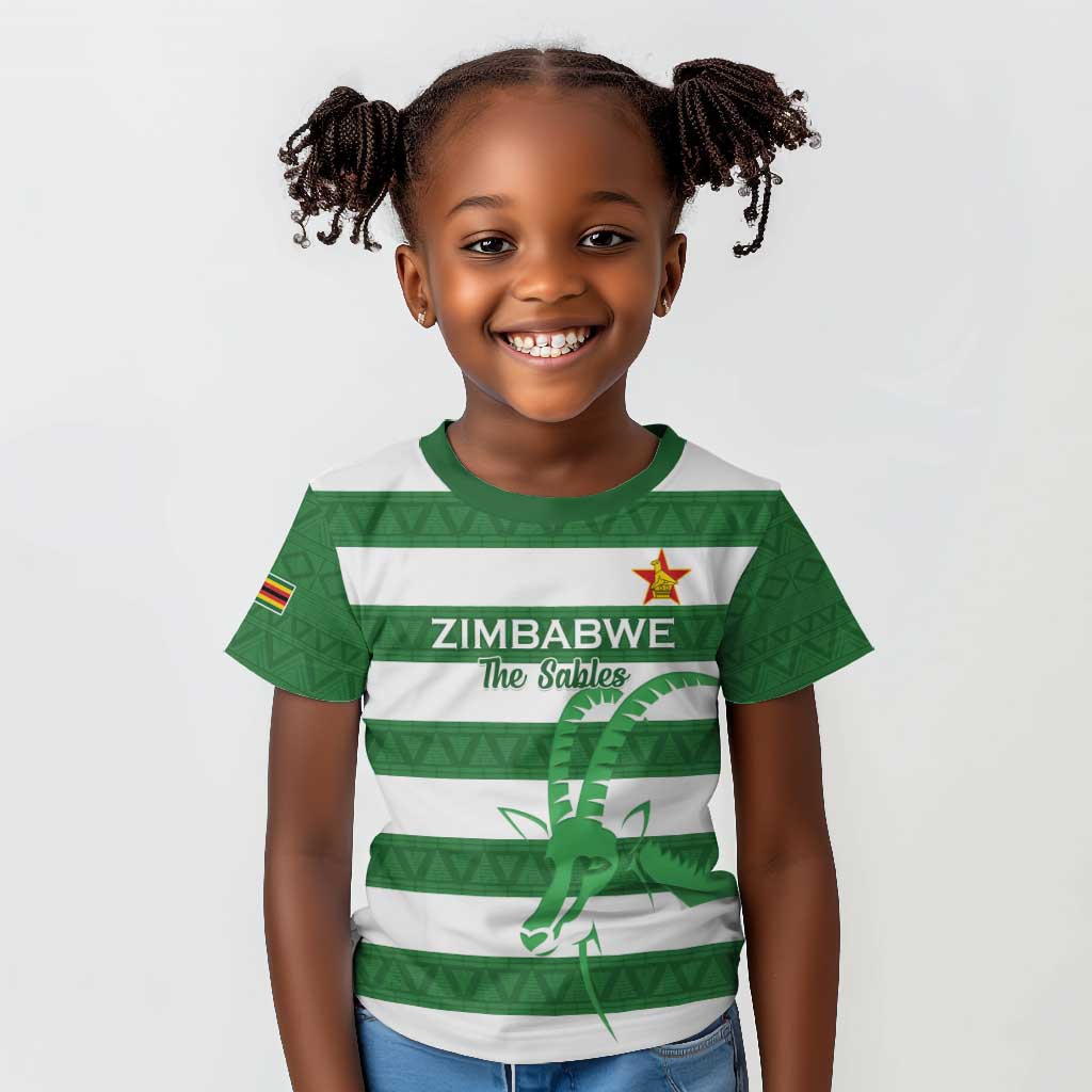 Nyika yeZimbabwe Rugby Custom Kid T shirt Come On Sables