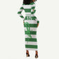 Nyika yeZimbabwe Rugby Custom Long Sleeve Bodycon Dress Come On Sables LT15