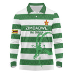 Nyika yeZimbabwe Rugby Custom Long Sleeve Polo Shirt Come On Sables