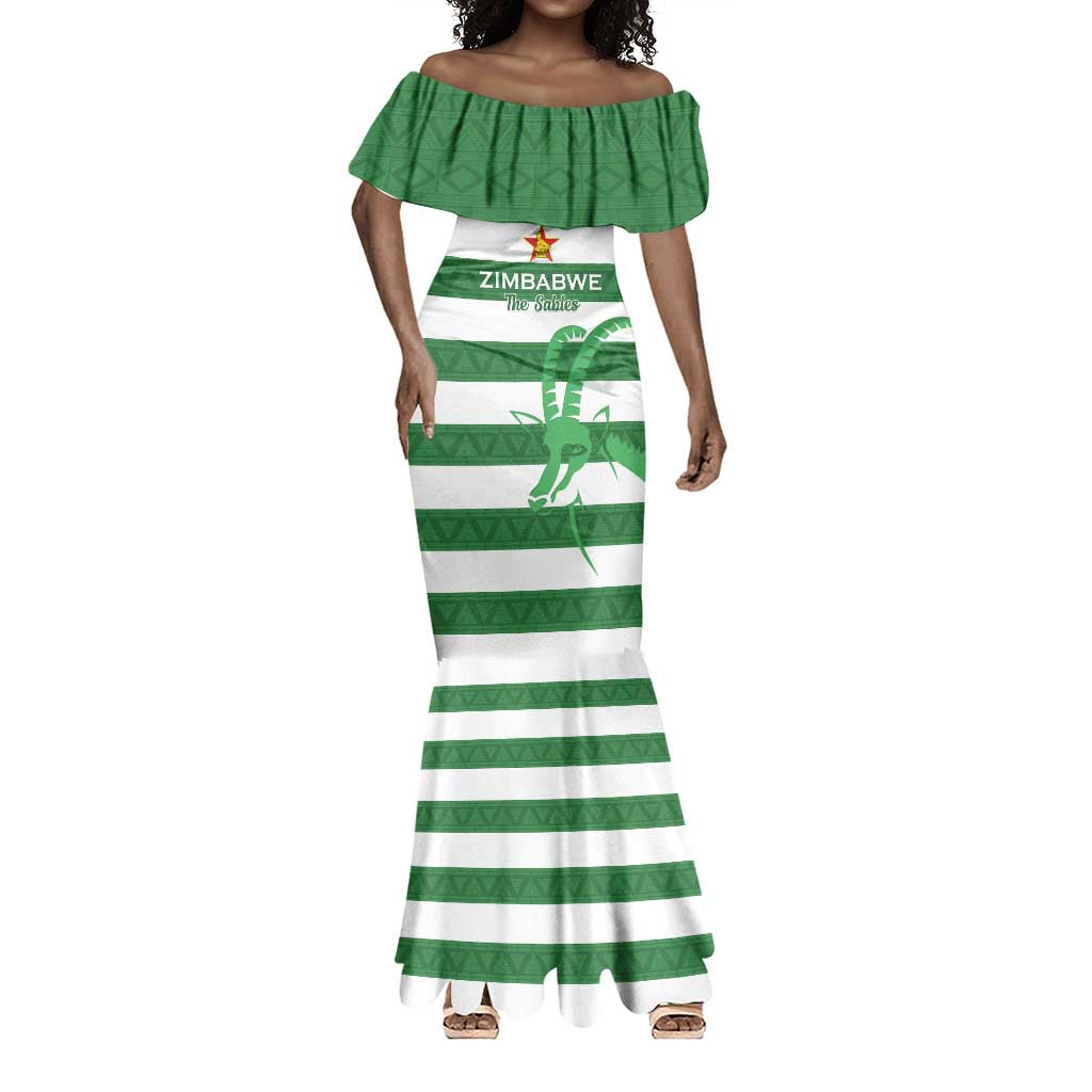 Nyika yeZimbabwe Rugby Custom Mermaid Dress Come On Sables