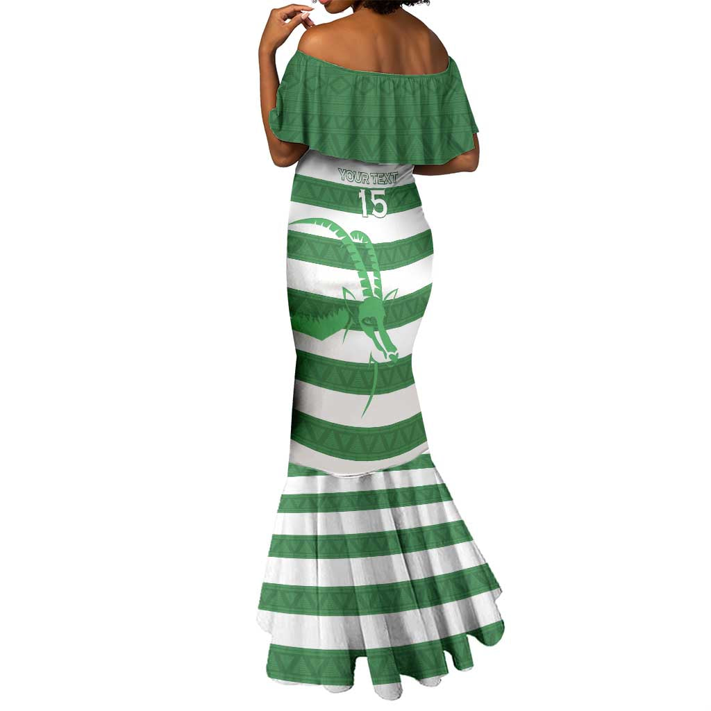Nyika yeZimbabwe Rugby Custom Mermaid Dress Come On Sables