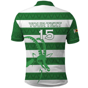 Nyika yeZimbabwe Rugby Custom Polo Shirt Come On Sables