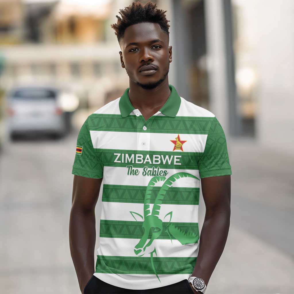 Nyika yeZimbabwe Rugby Custom Polo Shirt Come On Sables