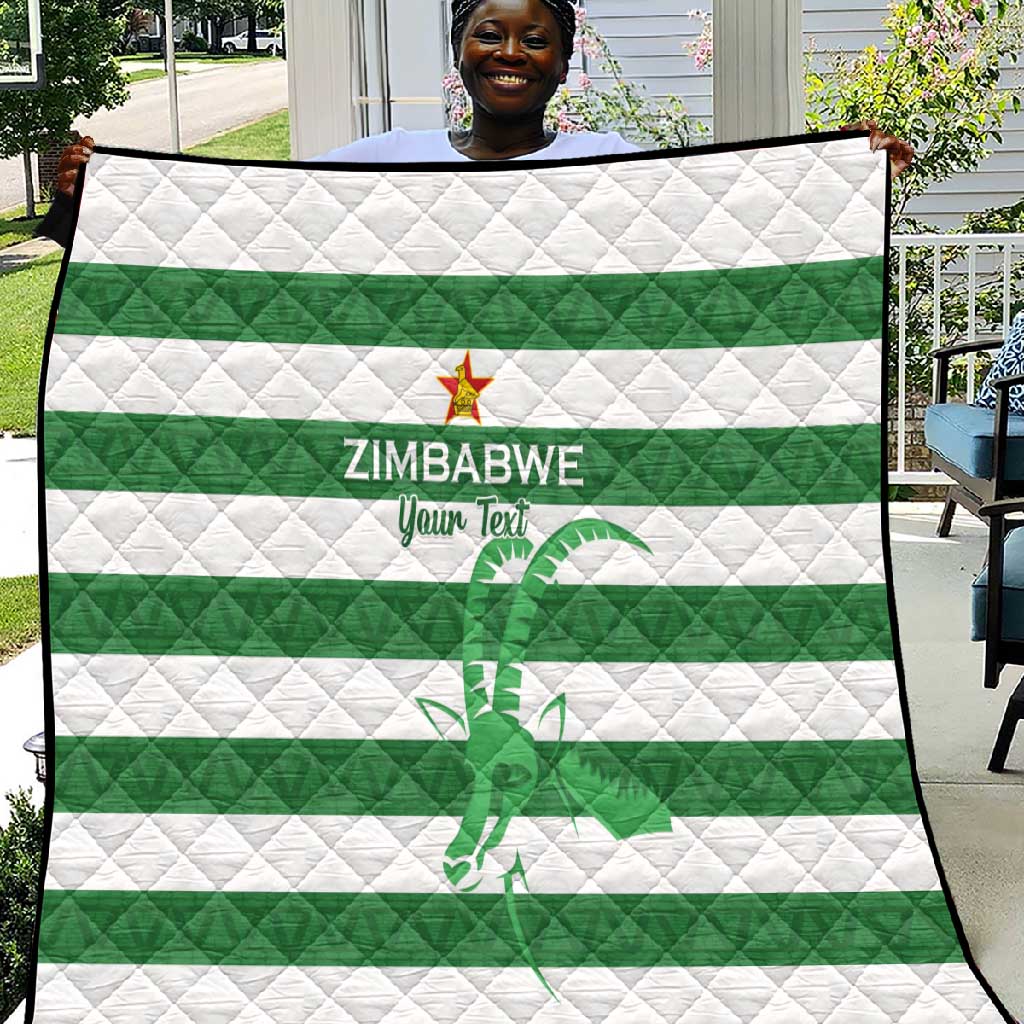Nyika yeZimbabwe Rugby Custom Quilt Come On Sables