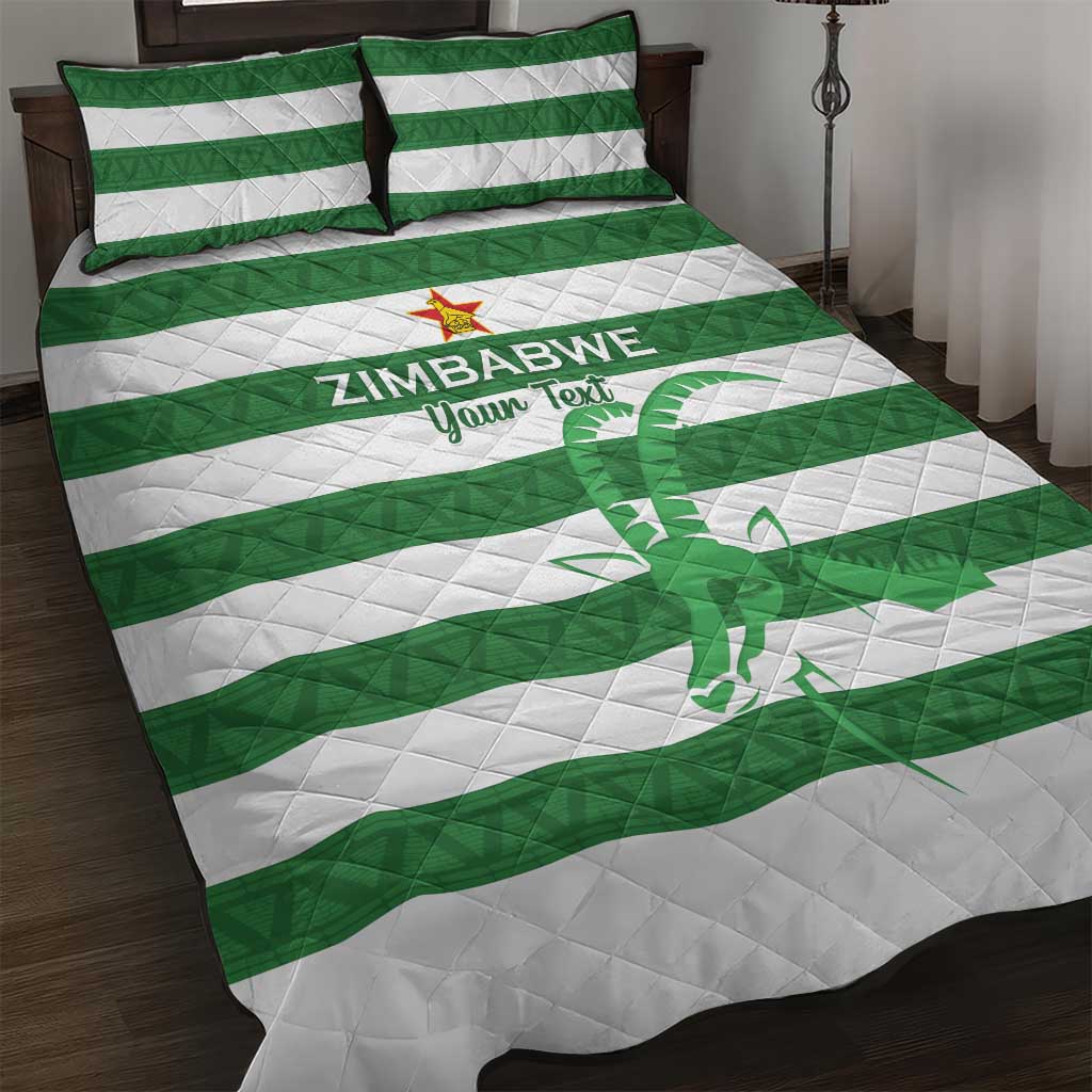 Nyika yeZimbabwe Rugby Custom Quilt Bed Set Come On Sables