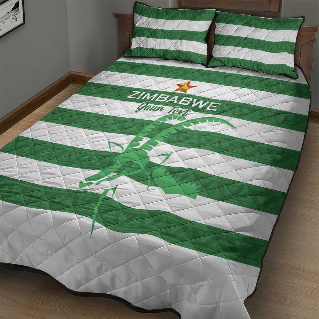 Nyika yeZimbabwe Rugby Custom Quilt Bed Set Come On Sables
