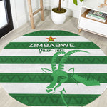 Nyika yeZimbabwe Rugby Custom Round Carpet Come On Sables